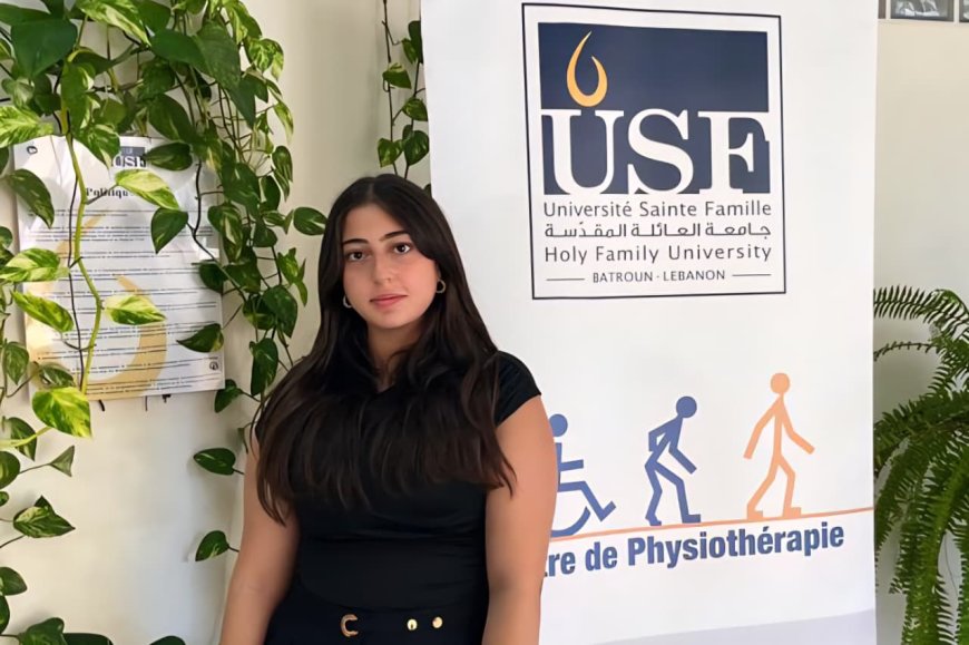 ميرا سنكري من قسم الهندسة الطبيّة الحيويّة بجامعة المدينة في مؤتمر "الابتكارات العلاجية والتقنيات الناشئة لإعادة التأهيل"