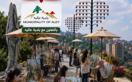 لقاء مع الفنّانين التشكيليين في مدينة عاليه - الأحد 19 تموز 2026