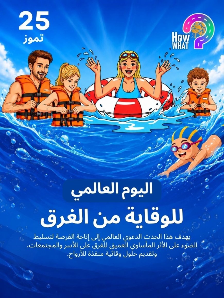 25 تمّوز: اليوم العالمي للوقاية من الغرق