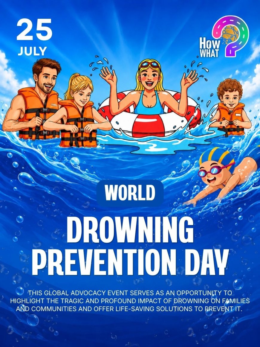World Drowning Prevention Day : Unite to Turn the Tide
