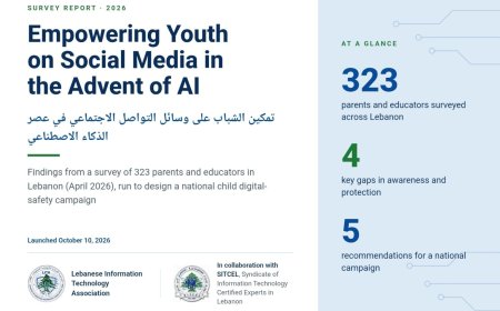 "الجمعيّة اللبنانيّة لتكنولوجيا المعلومات" و "نقابة خبراء المعلوماتيّة المحلّفين في لبنان"  تطلقان تقييمًا وطنيًّا يكشف فجوات مقلقة في السلامة الرقميّة للأطفال في لبنان