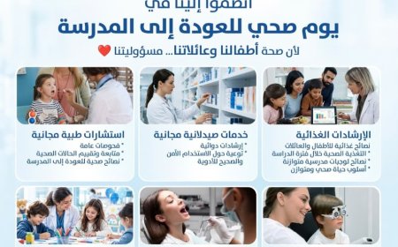 تحت شعار "لأنّ صحّة أطفالنا وعائلاتنا مسوؤليّتنا".. يوم صحّي مجّاني للعودة إلى المدرسة